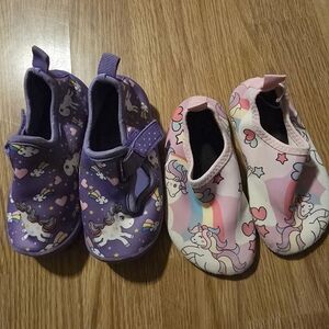 Magical Unicorn Baby Shoes - Purple and Pink